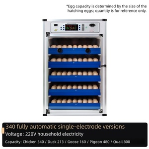 Incubadora de Huevos Inteligente de Nueva Generación para Aves, Pollos, Emús, Gansos y Avestruces |   Máquina de Incubación Totalmente Automática con una Tasa de Incubación del 96% Fácil de Usar - Product Image 3