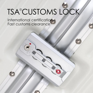 Bán Buôn Kích Thước Lớn Khung Nhôm ABS Vali Bộ Với Người Giữ Cốc Thêm Công Suất Lớn Đa Chức Năng Vali Du Lịch Hành Lý - Product Image 2