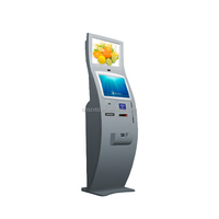 Kiosque intelligent autoportant double borne de billetterie pour loterie, paiement en libre-service, Instagram, écran tactile IR 19 pouces, intérieur