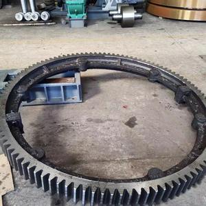 เฟืองขนาดใหญ่ที่ปรับแต่งได้สำหรับเตาเผาอุตสาหกรรม ชิ้นส่วนเฟืองเตาเผาแบบหมุนของผู้ผลิต ชิ้นส่วนเตาเผาซินเทอร์  รับวาดแบบตามคำขอ - Product Image 3