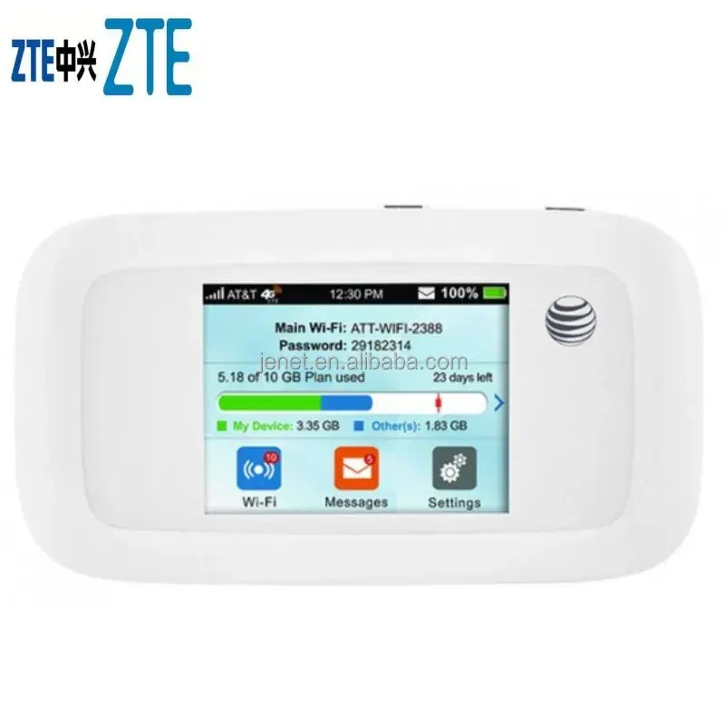 ZTE AT&T Wireless Wifi Mobile Hot Spot MF923 Tested Outer Wifi Portatil 4G 300mbps Router Sim Card Slot 4G Modem Router