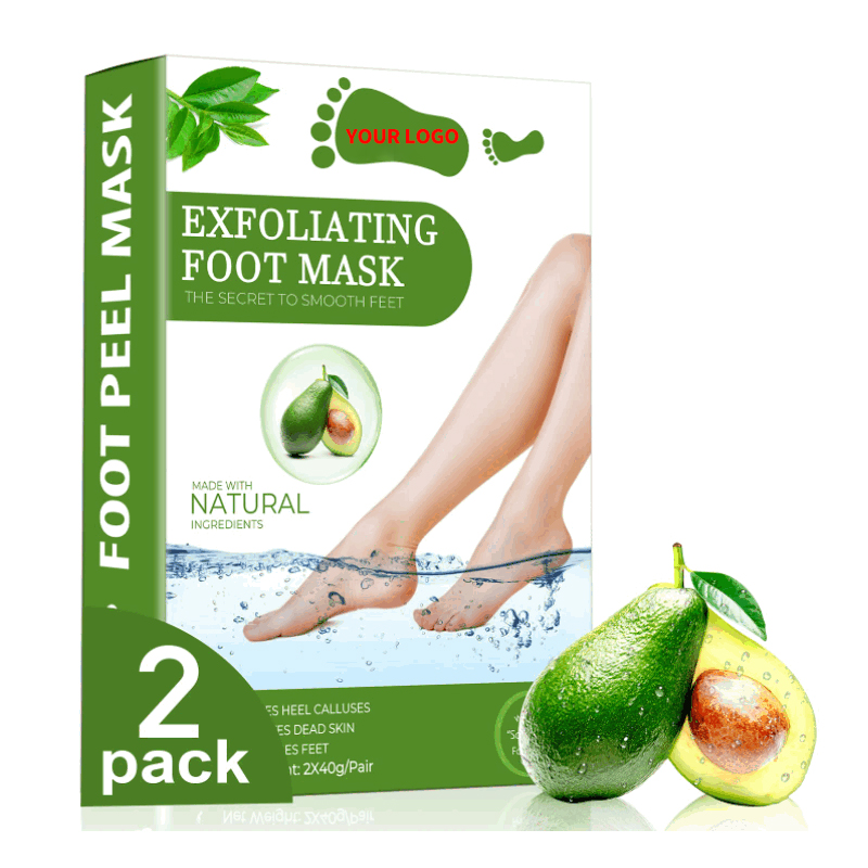 OEM Маска для смягчения и очистки ног отшелушивающие носки для ног для удаления огрубевшей кожи на пятках и мозолей, делая ваши ноги мягкими