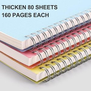 Cuaderno A5 Personalizado con Cubierta de Cuero en Espiral con Patrón Personalizado, 60 Hojas - Product Image 3