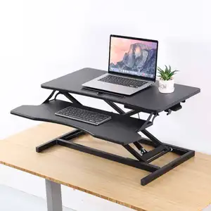 Conversor de mesa ergonômico dobrável para laptop, mesa de escritório moderna com altura ajustável
