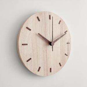 <span class=keywords><strong>Horloge</strong></span> murale créative scandinave simple <span class=keywords><strong>en</strong></span> bois <span class=keywords><strong>massif</strong></span> sans perçage, style Art Déco, pour salon, décoration transfrontalière - Product Image 6