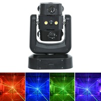 Projecteur LED à tête mobile RVBW avec effets stroboscopiques et laser pour discothèque, DJ, bar, boîte de nuit, mariage et éclairage de scène - Vente en gros usine