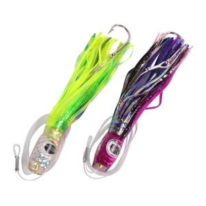 Nhân tạo mềm bạch tuộc váy nhựa cá ngừ trolling mồi Mồi câu cá biển sâu phụ kiện - Product Image 6