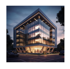 USA kim loại cửa hàng Kho Cấu trúc thép thương mại đơn vị lưu trữ khung thép Bộ dụng cụ lớn PREMADE tòa nhà - Product Image 3