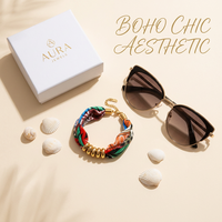 Bracelet en soie bohème SongYi pour femmes, bracelet en tissu imprimé vibrant avec perles dorées, bracelet réglable, bijoux de plage d'été