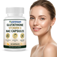 Capsules de L-glutathion 500mg et Collagène 1000mg en Gros pour OEM – Complément Éclaircissant pour la Peau avec Vitamine C et NAC