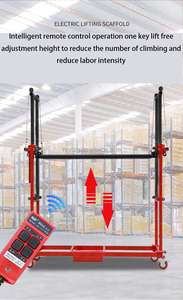 Piattaforma di Sollevamento Elettrica Pieghevole Portatile Moderna ad Alta Resistenza con Telecomando <span class=keywords><strong>per</strong></span> Potatura Alberi in Giardino e Cortile - Product Image 4
