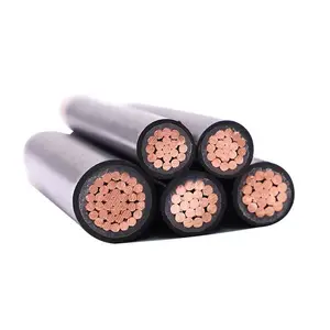 0.6/1kV Low Voltage XLPE Insulated PVC Sheathed Single Core 1C 300mm2 400mm2 500mm2 630mm2 Copper Cable for Underground
