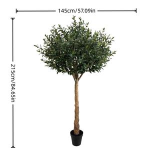 Grand <span class=keywords><strong>olivier</strong></span> artificiel en plastique réaliste, vente chaude pour la décoration intérieure, extérieure, de la maison, du bureau, du paysage, pot, plantes à feuilles persistantes, résistant aux intempéries - Product Image 4