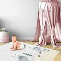 Tapete de Juego Plegable Impermeable para Bebés, Tapete de Espuma XPE para Actividades de Cuidado del Bebé, Tapete de Juego para Niños