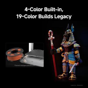 Imprimante 3D FDM automatique Anycubic Kobra X, haute vitesse, FDM 260x260x260mm, PLA, impression multi-matériaux et multi-couleurs, garantie 1 an, USB - Product Image 5