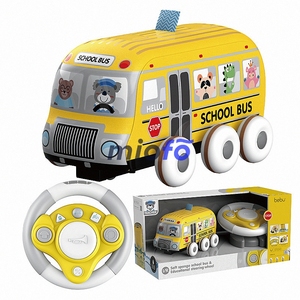 Voiture télécommandée jouet volant voiture de police télécommandée avec corps en éponge voiture multifonctionnelle de dessin animé pour les enfants - Product Image 5