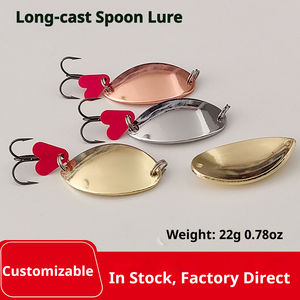 <span class=keywords><strong>Leurre</strong></span> en forme de cuillère de 22g, spinnerbait, appât artificiel pour la pêche au topmouth, au culter, au bar, au mandarin, au brochet, en <span class=keywords><strong>eau</strong></span> <span class=keywords><strong>douce</strong></span> et en <span class=keywords><strong>eau</strong></span> salée - Product Image 6