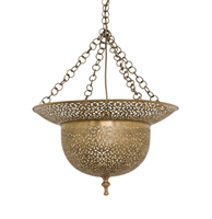 Lampe suspendue LED en cristal doré KALUX, moderne et simple, personnalisable, garantie 2 ans, utilisation en mosquée, CRI 90, 3000K blanc chaud