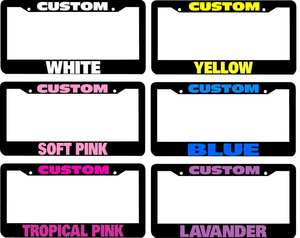 Logotipo personalizado grabado con láser impresión Uv engrosamiento Marco <span class=keywords><strong>de</strong></span> placa <span class=keywords><strong>de</strong></span> <span class=keywords><strong>matrícula</strong></span> <span class=keywords><strong>de</strong></span> plástico resistente para motocicleta y coche - Product Image 2