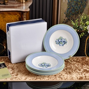 American Style Bone China Dinnerware Sets for Hotels Afternoon Tea-Dishwasher <b>Safe</b> - Product Image 6