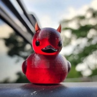 Figurines de chauves-souris transfrontalières générées par l'IA - Artisanat en résine synthétique de style minimaliste moderne en provenance de Chine