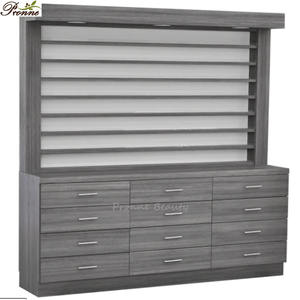 Moderner Luxus einseitiger Spa Nagellack Dip Powder <span class=keywords><strong>Display</strong></span> Gel Ständer mit Schrank - Product Image 3