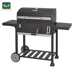 Multi-Functional Large Patio BBQ Grill 141x59x113cm Detachable Windproof Assembly Outdoor Camping Use - Product Image 5