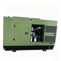 Groupe électrogène diesel silencieux YUCHAI 30KW 37.5KVA triphasé sans balais, ensemble compact pour petites usines de construction, prix standard
