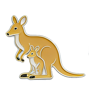 Pins Personalizados con Iconos Australianos, Adhesivos Metálicos Esmaltados, Insignias Chapadas en Oro, Adhesivos para Teléfono, Sin Stock - Product Image 2