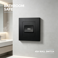 Chauffe-eau de cuisine MGA 45A DP double pôle avec indicateur LED, interrupteur mural domestique