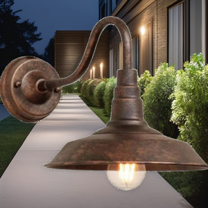 Lámpara de Pared LED Retro Industrial Boyid, Estilo Americano, para Balcón, Escalera, Jardín, Hierro, Negro Vintage, 220V, Luz Blanca Cálida, CRI 90, 50000h - Product Image 2
