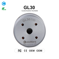 Moteur de cardan sans balais GL30 KV290 à couple élevé, faible effet de recul, arbre creux, encodeur en option pour cardan de caméra et radar