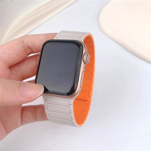 Bracelet de montre de <span class=keywords><strong>sport</strong></span> en silicone liquide confortable pour bracelets de montre <span class=keywords><strong>Apple</strong></span> 38mm 40mm 41mm 42mm 44mm <span class=keywords><strong>45mm</strong></span> 46mm 49mm Bracelet Bracelet - Product Image 5