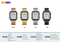 SKMEI # Jam Tangan Digital Tahan Air 30M Berkualitas Tinggi 1888 dengan Fitur Stopwatch dan Alarm, Logo Kustom, Grosir Jam Tangan