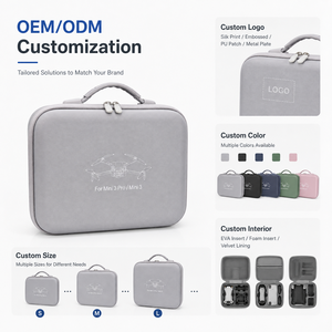 Estuche Rígido de EVA Personalizado OEM ODM para Transporte de Drones, Bolsa de Almacenamiento de Viaje Impermeable y Resistente a Golpes para Drones de la Serie <span class=keywords><strong>Mini</strong></span> - Product Image 3