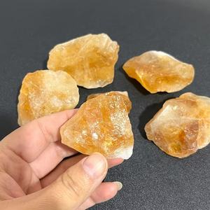 Recente-chegados Cristais Reiki Cura Raw Pedras Naturais Brasil Citrino Áspero Pedras Preciosas Venda - Product Image 5