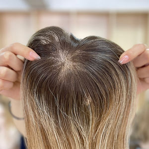 Extensiones de cabello humano europeo al por mayor para mujeres con flequillo, cabello humano virgen Remy con cutícula completa, extensiones con flequillo. - Product Image 6