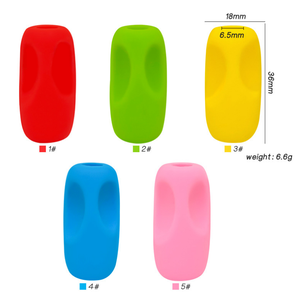 Agarraderas de Silicona para Lápices, Corrector de Postura para Niños, Entrenamiento de Escritura - Product Image 4