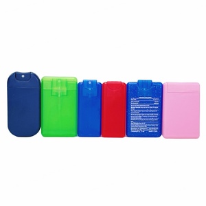 Venta al por mayor de botellas de plástico PP portátiles de 15 ml, 20 ml y 30 ml para desinfectante de manos, perfumes de bolsillo y atomizadores tipo tarjeta de crédito. - Product Image 3