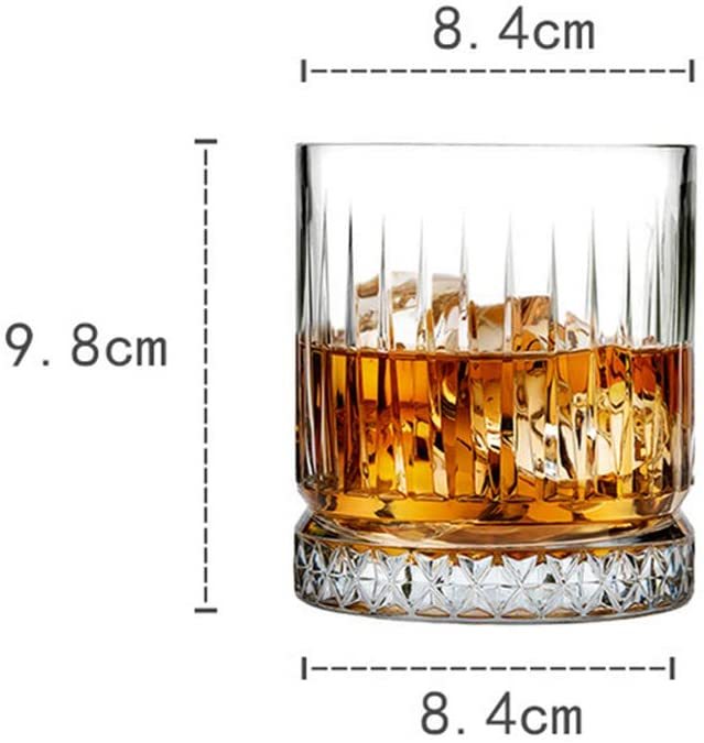 Set 12 Bicchieri Whisky Old Style 300ml – Design Vintage, Base Spessa E Resistente
