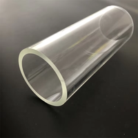 Tube en verre borosilicate transparent, résistant aux hautes températures, à parois épaisses, creux, pour la fabrication d'objets en verre, fabricant Chine