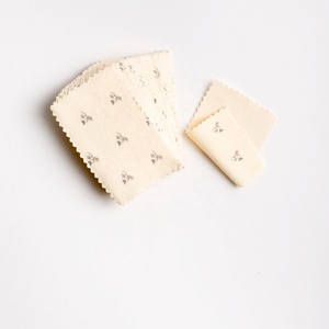 Chiffon de polissage WKM argent et or taille de la carte nettoyeurs de bijoux de haute qualité et carte de taille de tissu polonais 9x5.5 cm (1 boîte/25 pièces) - Product Image 2