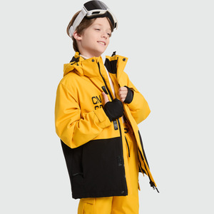 Conjunto de Traje de Esquí para Niños y Niñas, Invierno, Exterior, Impermeable 20.000 mm, Tela Oxford T400, Cálido y Grueso, Doble Capa para Esquí - Product Image 4