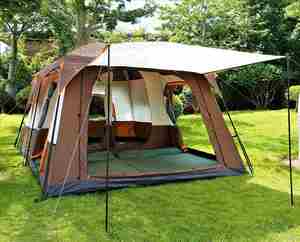 Tente de camping familiale pliable de luxe pour la plage, le glamping et les activités de plein air - Product Image 4