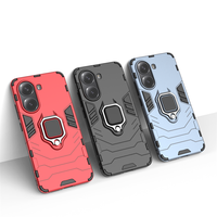 Étui de protection antichoc avec anneau magnétique en métal pour voiture pour Vivo V50/Y19S/IQOO Neo 10 Z9S 13/X200 Pro/X200 Housse de téléphone blindée