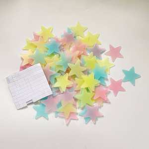 <span class=keywords><strong>Adesivi</strong></span> luminosi luminosi oscuri a stella vuota 3D per camera da soggiorno con decalcomania - Product Image 4