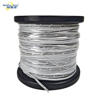 Cable de cinta plana UL2468 al por mayor con aislamiento de PVC codificado por colores y conductor de cobre trenzado cables eléctricos de bajo precio