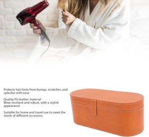 กระเป๋าใส่ไดร์เป่าผมแบบแม่เหล็กสีส้ม สำหรับไดร์เป่าผม Dyson ทำจากหนัง - Product Image 2