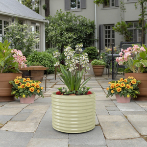 Grand ensemble de <span class=keywords><strong>jardinière</strong></span> en métal galvanisé de <span class=keywords><strong>haute</strong></span> qualité Design classique utilisation intérieure/extérieure maison salon pépinière jardin grande taille de kit - Product Image 6