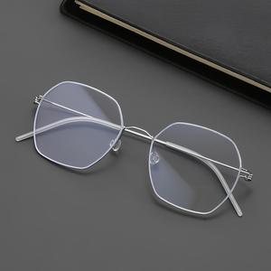 Chất lượng cao tinh khiết Titanium hình lục giác <span class=keywords><strong>screwless</strong></span> y tế theo toa kính mắt kính mắt kính khung quang học cho nam giới phụ nữ - Product Image 1
